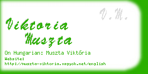 viktoria muszta business card